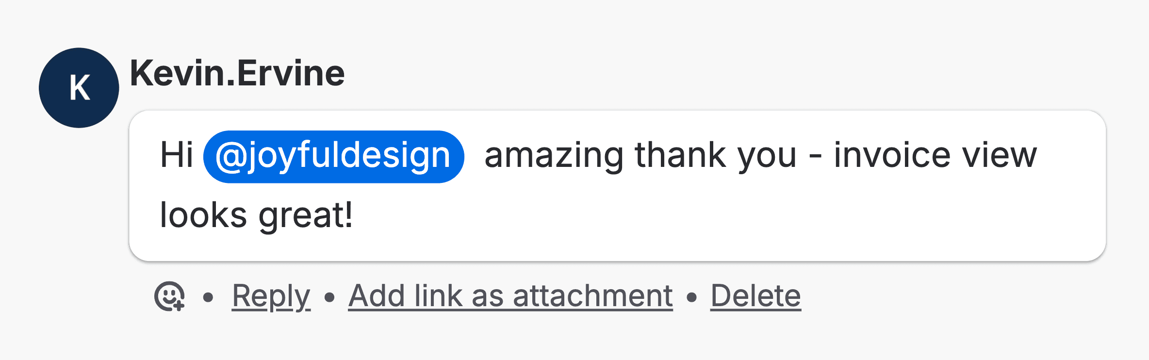 Kevin Ervine: amazing thank you, invoice view looks great!